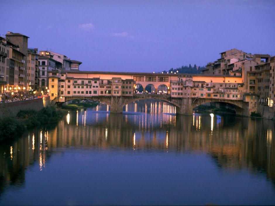 Bridge_at_sunset,_Florence